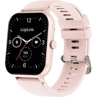Logilink 1,83 Zoll Edge Smartwatch, rosa