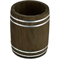 Genware Miniatur-holzfass 11,5 Cm Durchmesser x 13,5 Cm