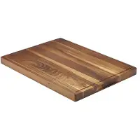 Genware Acacia Wood Servierbrett 40 x 30 x 2,5 Cm
