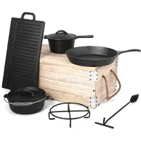 Carl Schmidt Sohn GmbH PARILLA 9-teilige Dutchoven-Set, Gusseisen