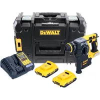DeWalt DCH 273 D2 Akku Kombihammer 18V 2,1J SDS-Plus Brushless + 2x Akku 2,0Ah + Ladegerät + TSTAK