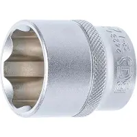 Bgs Steckschlüssel-Einsatz Super Lock Antrieb Innenvierkant 12,5 mm (1/2") SW 28 mm
