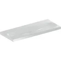 Geberit Waschtisch Acanto 120x48,2cm, o. ÜL/HL, weiß KeraTect