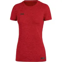 Jako Damen T-Shirt Premium Basics 6129-01 38 - rot meliert - 38