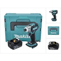 Makita DTS 141 T1J Akku Impulsschrauber 18 V 40 Nm 1/4" Brushless + 1x Akku 5,0 Ah + Makpac - ohne Ladegerät