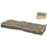 H&L Palettenmöbel Armlehne/Sitz, 120x40x8cm, beige