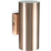 Ideal Lux Wandleuchte Moderna Look Metallo Rame 2 Luci 7W 3000K Luce Calda