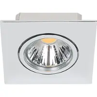 Nobile LED Downlight "A 5068Q T Flat" 8W 930 (Warmweiß) Chrom dimmbar
