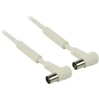 Nedis Koaxial Kabel | IEC (Coax) Stecker | IEC (Coax) Buchse | Vernickelt | 120 dB | 75 Ohm | 4-fach