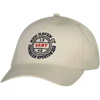 Gant für Herren. 9901314 Baumwolltwillmütze Shield beige (OSFA), Lässig, Bio-Baumwolle, Nachhaltig