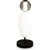 Ideal Lux Zeitgenössische Tischlampe Lumiere Metall Schwarz Led 18W 3000K Ip20