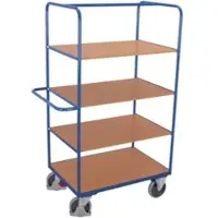 Variofit Etagenwagen hoch mit klappbaren Etagenböden 975 x 700 mm