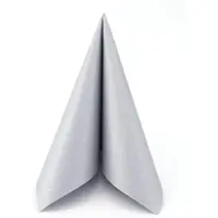 APARTina Airlaid Serviette Silber, 33 x 33 cm, 50 Stück -