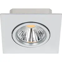 Nobile LED-Deckeneinbaustrahler LB25 A 5068Q T Flat chrom-matt 8W
