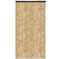 Arsvita Flauschvorhang Flauschgardine Vorhang 120 cm x 200 cm Unistreifen Beige