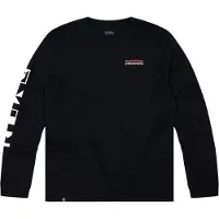 Mons Royale - T-shirt aus Merinowolle &ndash; Herren &ndash; Icon Merino LS M - Icon Merino LS M Black für Herren aus Wolle - Größe L - schwarz