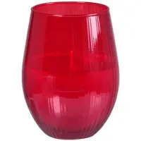 Duni Kerzenglas Ritz 12,5 cm, ø 7,6 cm Rot, 6 Stk/Krt (6 x 1 Stk)