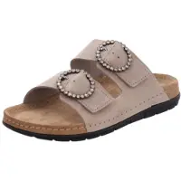 Rohde Slipper Rodigo 5892 Damen Stone-Schuhgröße 42