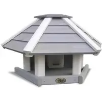 Habau Vogelhaus, BxHxT: 53 x 30 x 25 cm, Holz - grau