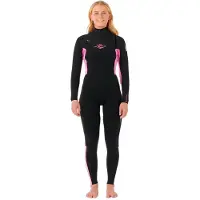 Rip Curl Dawn Patrol 3/2 Mm Gb Neoprenanzug Mit Langem Arm Und Reißverschluss Am Brustkorb Für Damen
