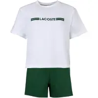 Lacoste - Damen Schlafanzug, kurz - Shorty, - Größe L - grün