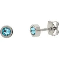 Boccia 05095-03 Kinder-Ohrringe Titan Ohrstecker Türkis