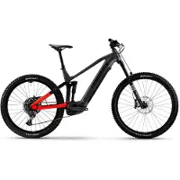 Haibike Allmtn 4 High - RH: 47/L - silver/red/black glänzend