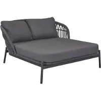 LC Garden Bari Doppelliege Aluminium/Rope 164x148x83cm