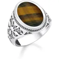 Thomas Sabo - TR2454-950-1-60 - Ring - Unisex - 925er Silber geschwärzt - Weite 60