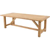 Lesli Living Teak Rustikal-Diningtisch Castle 240x100cm
