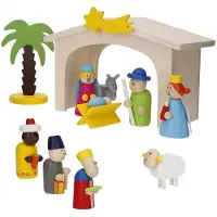 Woomax Wooden Navity Scene Figur 11 Stücke