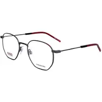 HUGO BOSS HG 1121 Herren-Brille inkl. Gläser Vollrand Quadratisch Metall-Gestell 53/20/145, silber