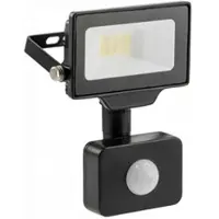 GTV 10w LED Strahler Flut Licht für den Außenbereich IP65 mit Bewegungsmelder in schwarz Eckig|Neutralweiß