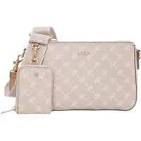 JOOP! JOOP Umhängetasche "cortina 1.0 jasmina shoulderbag shz" Damen Schultertasche, Handtasche mit hübschem Aufdruck