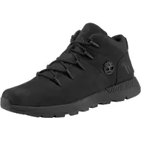 Timberland für Herren. TB0A1YN50151 Lederstiefel Sprint Trekker Mid schwarz (40), Wohnung, Schnürsenkel, Lässig