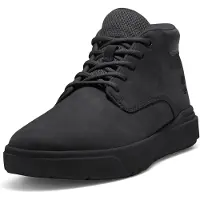 Timberland Boots A5S5M Seneca Bay Leather Chukka, Rauleder, Schwarz, Herren