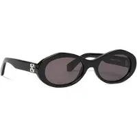 OFF-WHITE - Schwarze Ovale Sonnenbrille „edison"