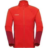 Mammut Taiss ML Jacket Men - Warmer, schnelltrocknender Performance-Midlayer, Farbe:red-dark red, Größe:S