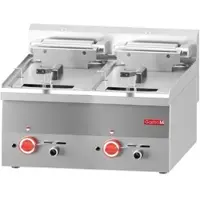 Gastro Doppelfritteuse 60/60FRE 2 x 10L