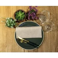 Mank Spanlin-Bio Serviette Sherlock in Braun, 40 x 40 cm, 30 Stück -