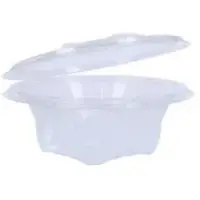 Verive Salatbox mit Deckel, rPET, 750 ml 80550350 , 1 Karton = 6 Packungen à 50 Stück