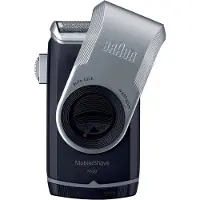 Braun MobileShave M-90, Blau, Silber, Kabellos, 60 min