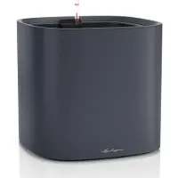 Lechuza 'Pila Color Planter', schiefergrau, ca. 35 x 35 x H 32,5 cm