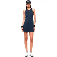 EA7 für Damen. 7W000317_AF14524 Tennis Pro Kleid total navy (S), Beige, Sportlich, Synthetisch, Ärmellos / Hosenträger, Marine