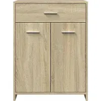 vidaXL Badezimmerschrank Sonoma-Eiche 60x33x80 cm Holzwerkstoff