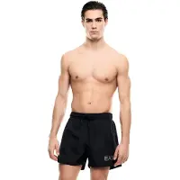 Emporio Armani Swimming Trunk Active - Water Sport BW M Extended Logo Boxer black/silver (MC026) M