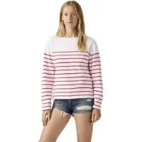 Levi's Levis Langarmshirt "MARIN STRIPE TOP" Saum mit kurzen Seitenschlitzen