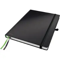 Leitz Complete Notizbuch 447100 DIN A4 kariert. schwarz