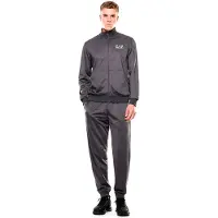 EA7 für Herren. 7M001320_AF12449 Sichtbarkeits-Set M Grau (M), Lässig, Sportlich, Sportbekleidung, Multisport, Polyester, Langarm
