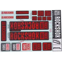 RockShox Aufkleberset Fahrradgabel bis 2018